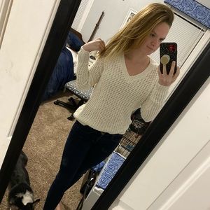 White sweater